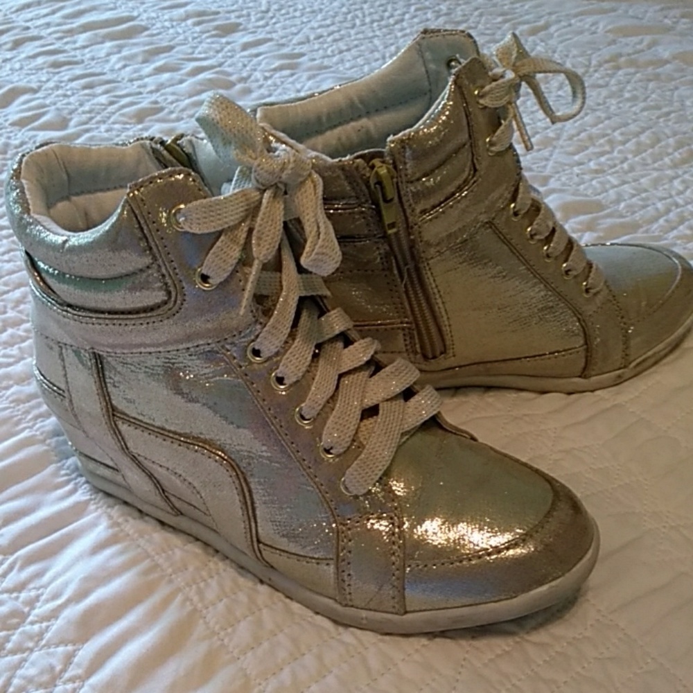 Gold Heeled High Tops